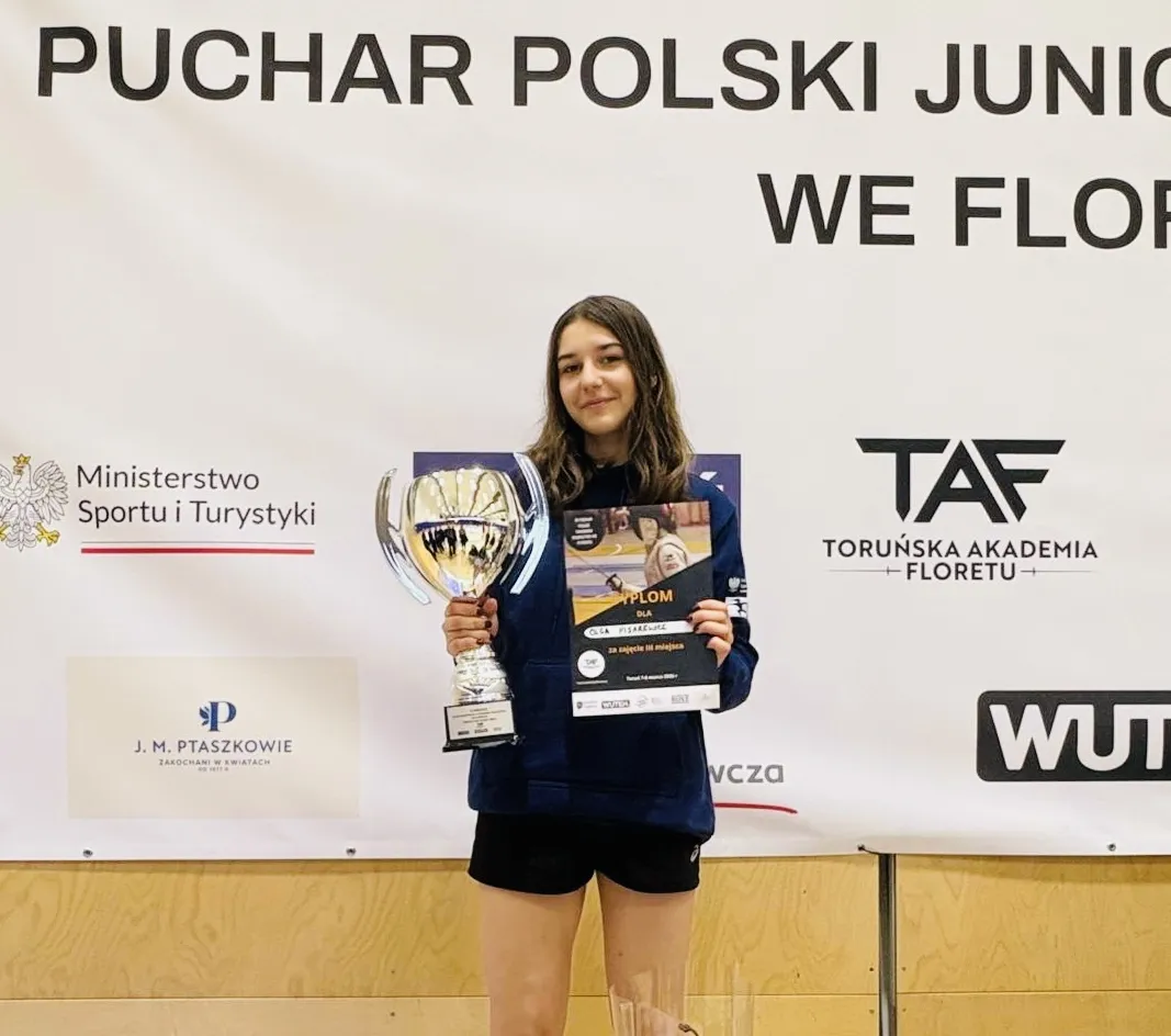 Sport Talent. Olga Pisarewicz spełnia się w szermierce, sukcesy ją napędzają