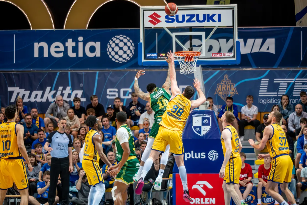 Orlen Zastal Zielona Góra - AMW Arka Gdynia 96:89. Żółto-niebiescy zagrają o brąz