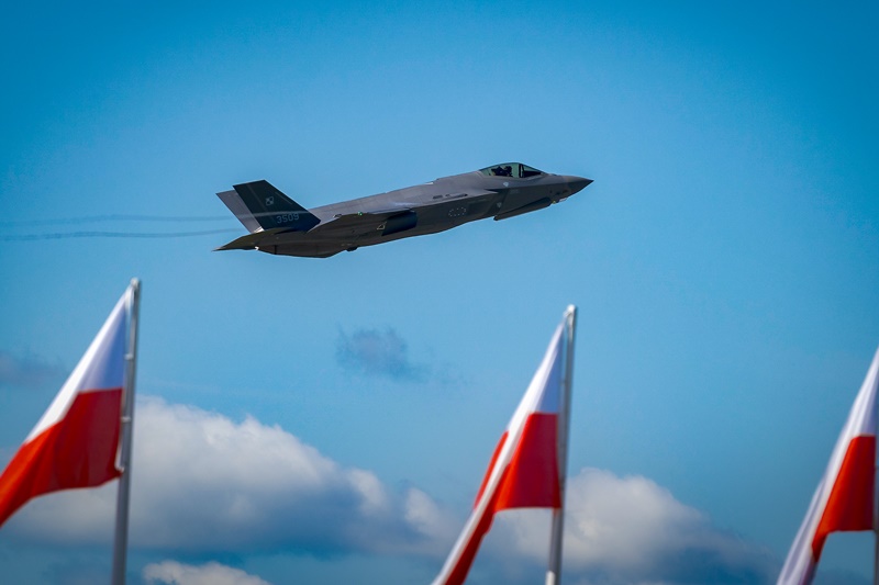 Powitanie F-35 z Polską