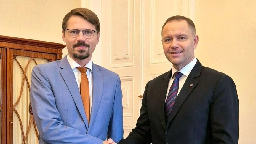 Grzegorz Płaczek i prezydent Karol Nawrocki