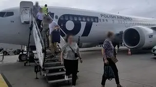 Zawrócony samolot PLL LOT z Warszawy do Tivat (Czarnogóra)