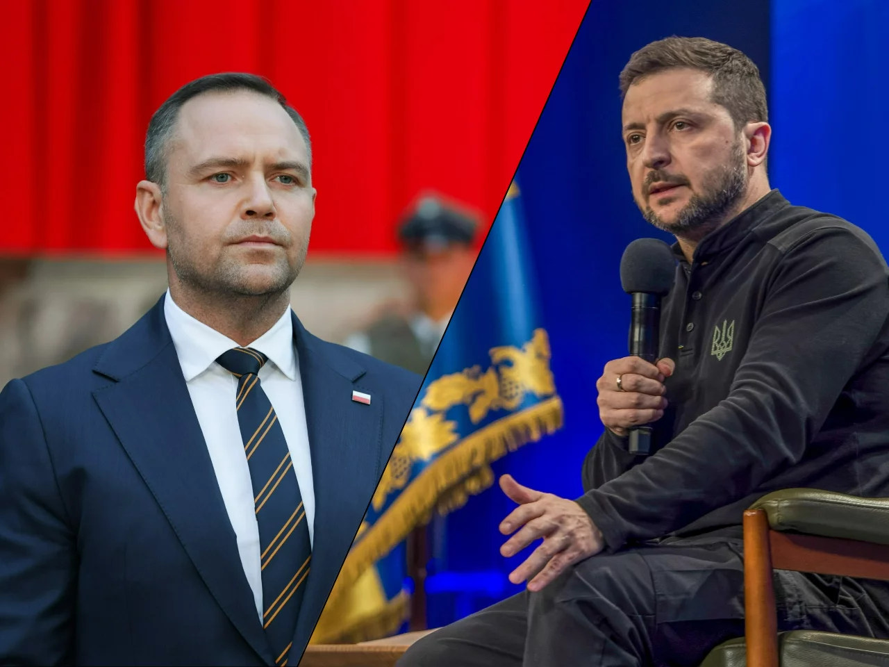 Karol Nawrocki i Wołodymyr Zełenski