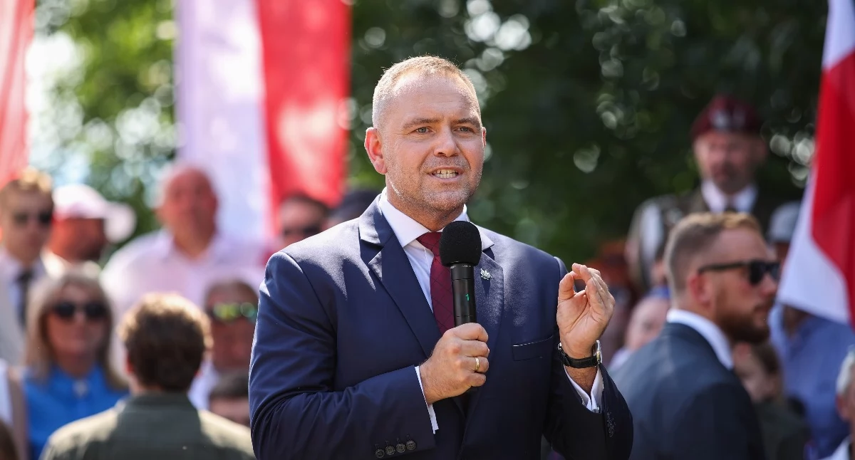 Prezydent Karol Nawrocki jednoznacznie odrzucił zarzuty Wołodymyra Zełenskiego dotyczące politycznego tła sporu. // fot. PAP/Jarek Praszkiewicz