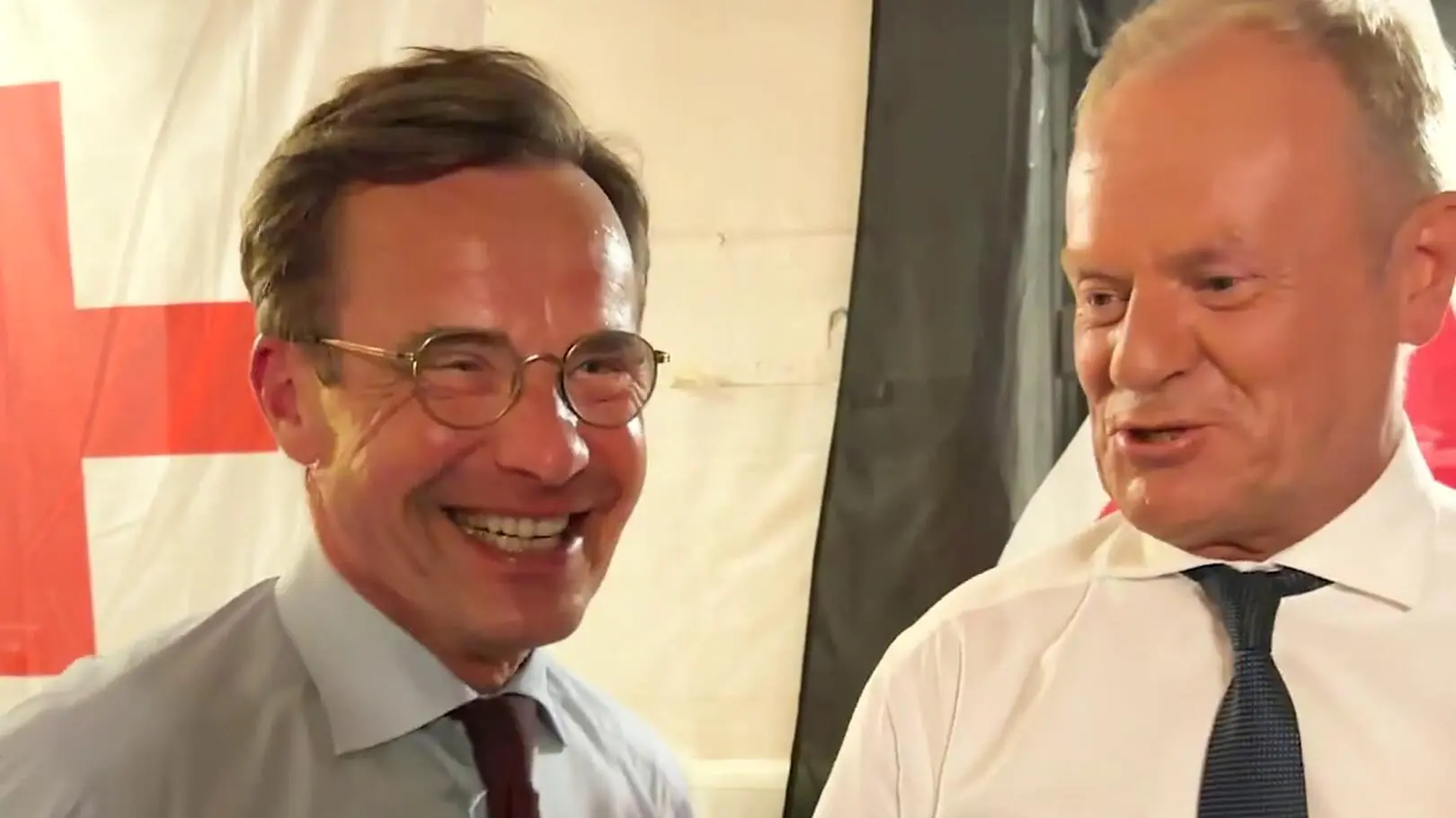 "I cóż, że ze Szwecji?". Donald Tusk chciał, żeby Ulf Kristersson powiedział coś po polsku