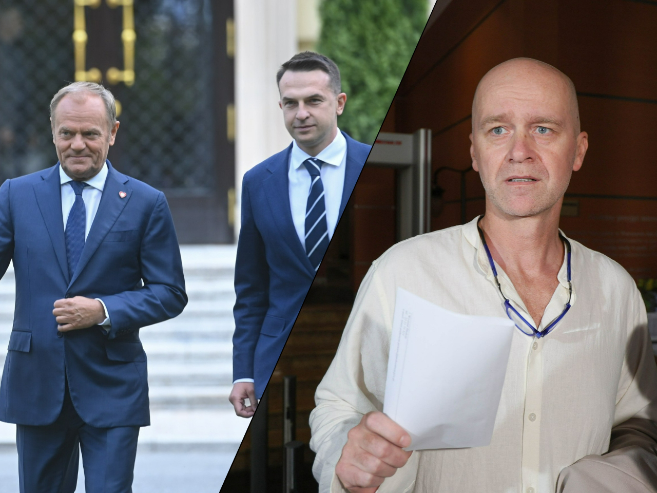 Szłapkę zapytano o wpis Tuska o Jędrzejewskim
