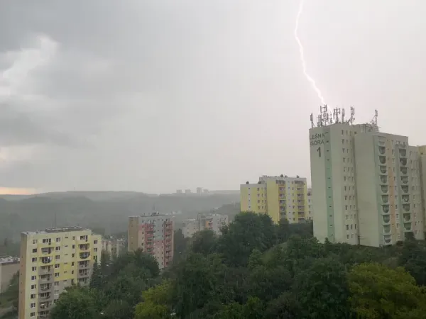 Burza i mocny deszcz w Trójmieście