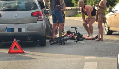 Potrącenie rowerzysty na Płk Dąbka w Gdyni