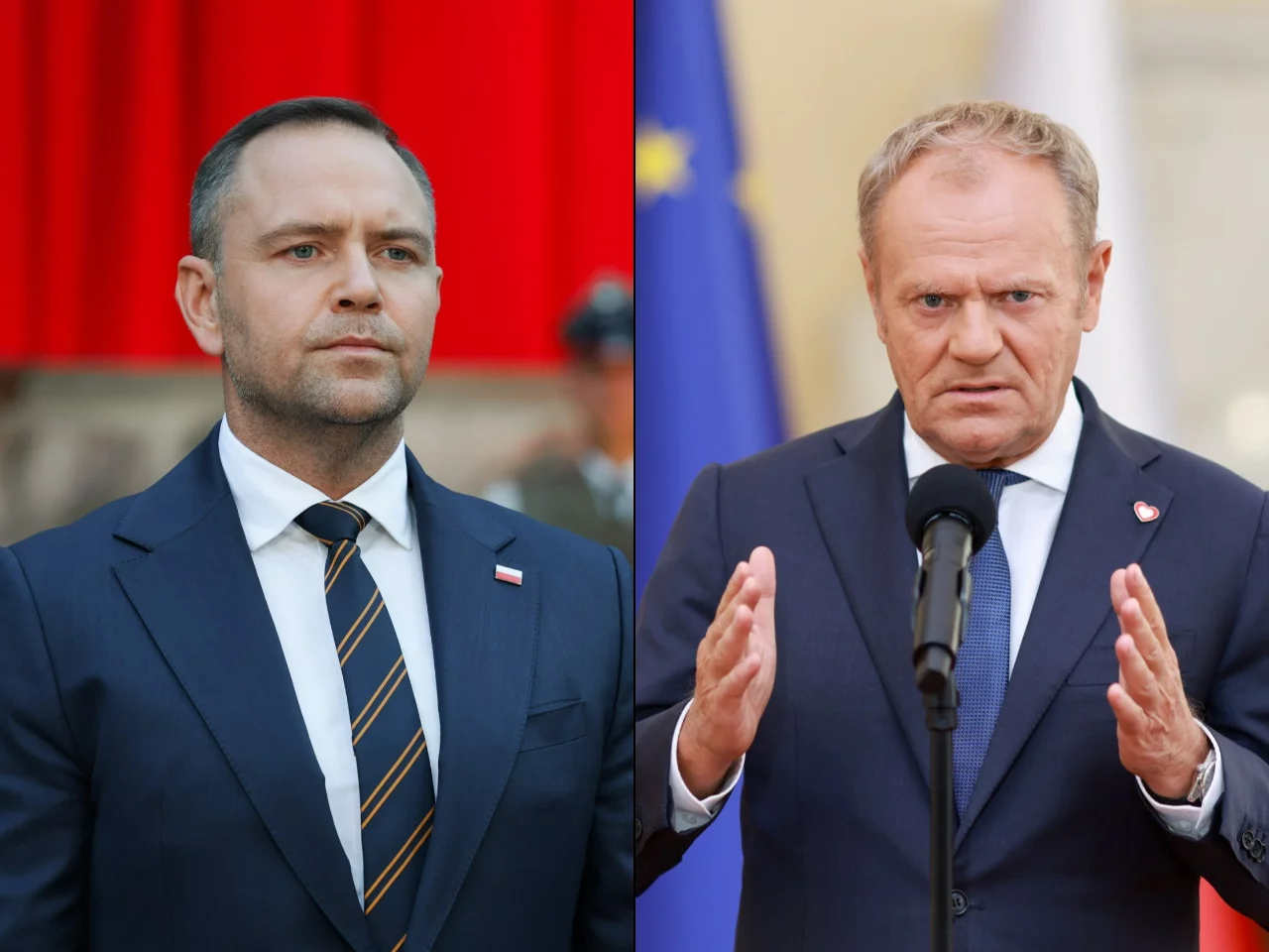 Karol Nawrocki i Donald Tusk