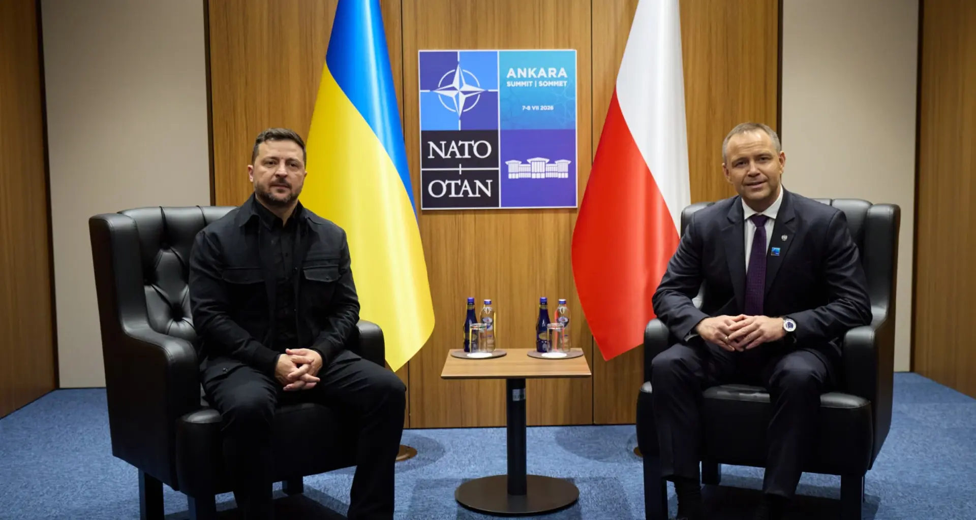 Wołodymyr Zełenski i Karol Nawrocki