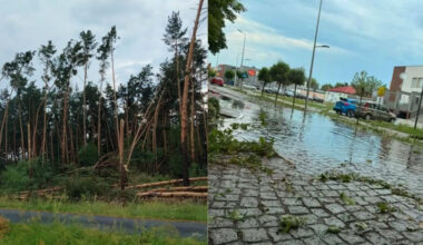 Superkomórka burzowa nad Polską. Szkody w Lubuskiem, IMGW wydał ostrzeżenia