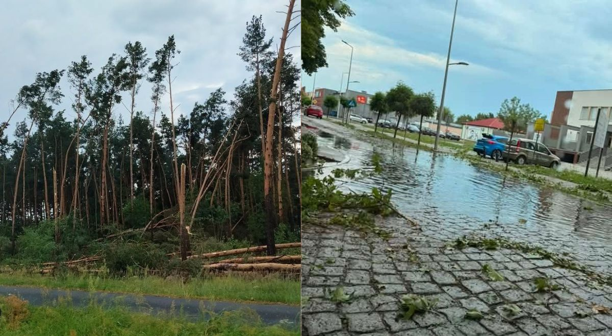 Superkomórka burzowa nad Polską. Szkody w Lubuskiem, IMGW wydał ostrzeżenia