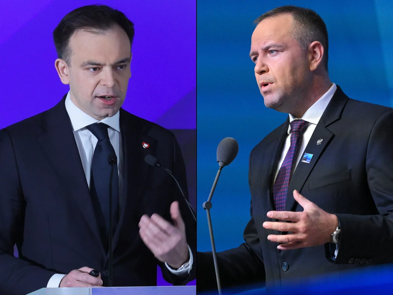 Andrzej Domański i Karol Nawrocki
