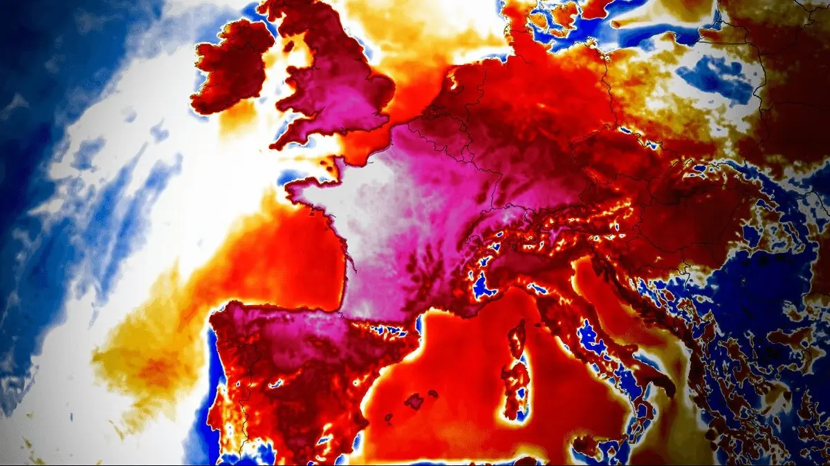 Kopuła ciepła nad Europą