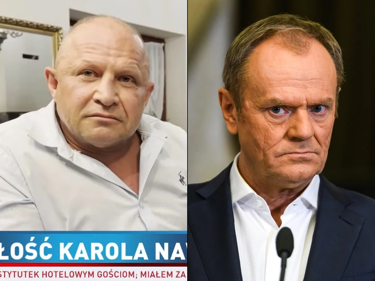 Jacek Murański i Donald Tusk