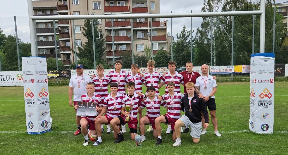 Pozostałe , Brązowi kadeci Białegostoku! Budmex Rugby podium - zdjęcie, fotografia