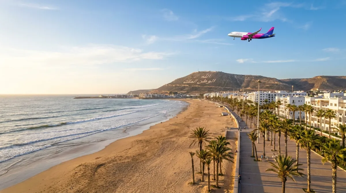 Wizz Air poleci z Gdańska do Maroka. Pierwszy rejsowy lot do Agadiru