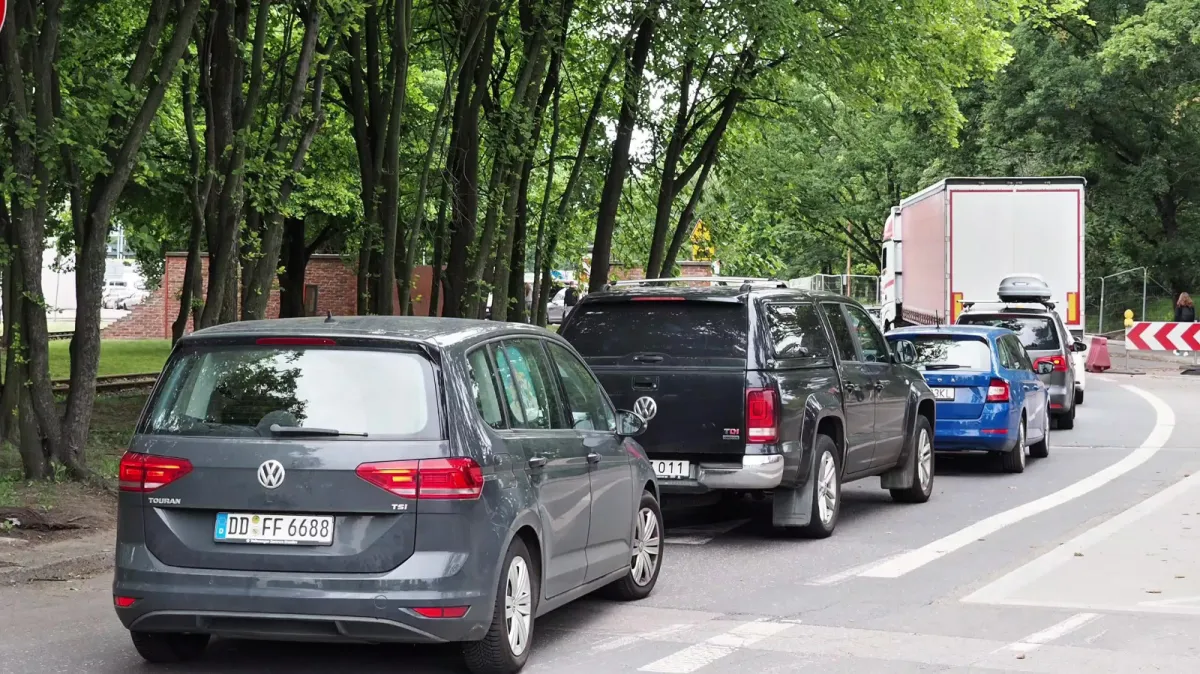 Paraliż na Trasie Sucharskiego. Korki przy Westerplatte i utrudnienia w komunikacji