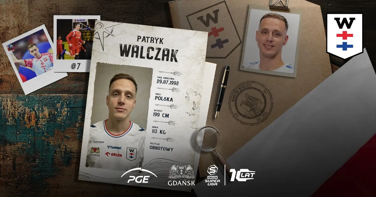 PGE Wybrzeże Gdańsk przekonało Patryka Walczaka wizją zespołu