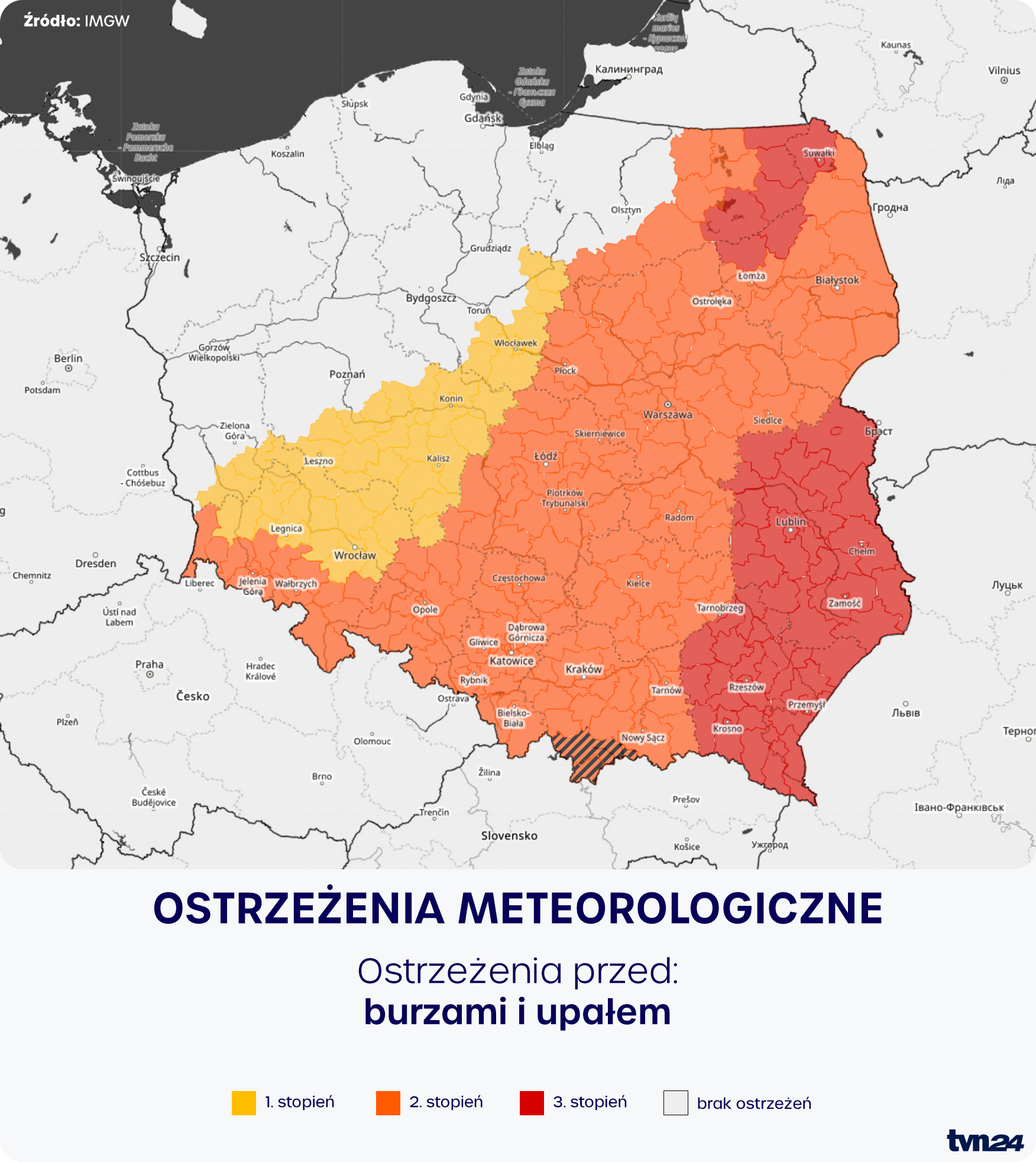 Ostrzeżenia meteorologiczne Ostrzeżenia meteorologiczne