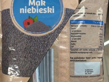 Mak niebieski, zdjęcie ilustracyjne