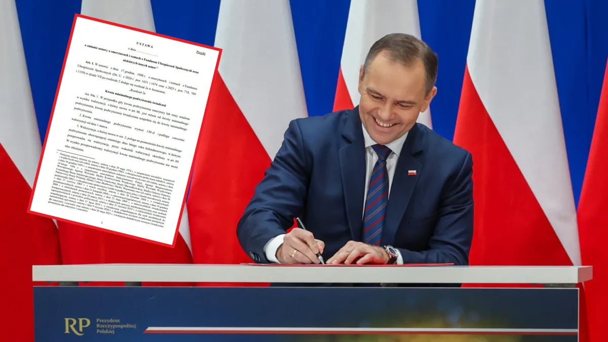 Waloryzacja emerytur na nowych zasadach, ustalonych przez Prezydenta Karola Nawrockiego – już nie tylko procentowa, ale również kwotowa podwyżka świadczeń?