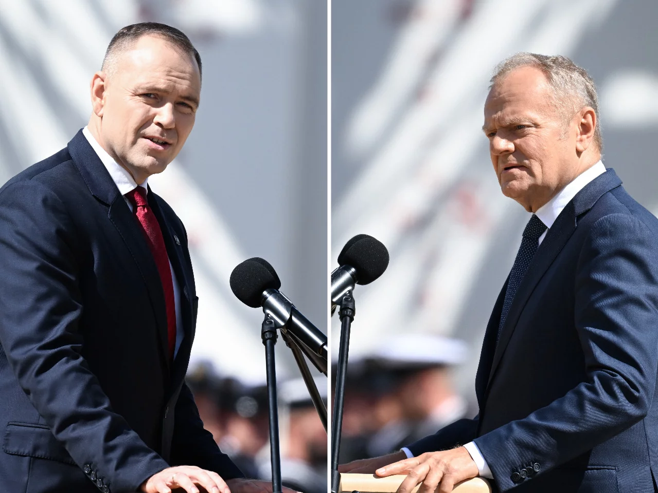 Nawrocki i Tusk