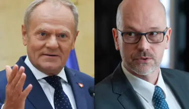 Donald Tusk i Maciej Berek