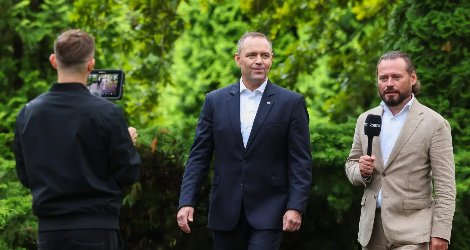 Prezydent Karol Nawrocki i Krzysztof Stanowski