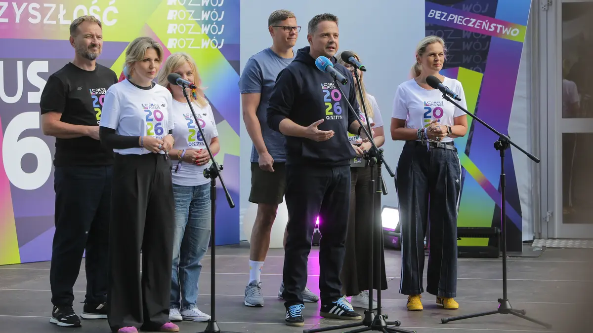 Rafał Trzaskowski i politycy KO na otwarciu Campus Polska 2026