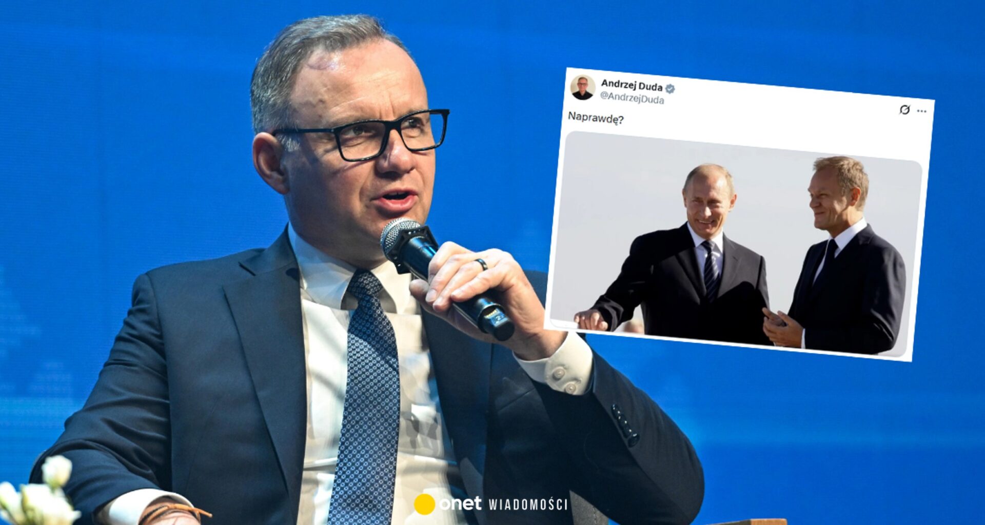 Andrzej Duda odpowiada Donaldowi Tuskowi. Gorąca wymiana zdjęć na X