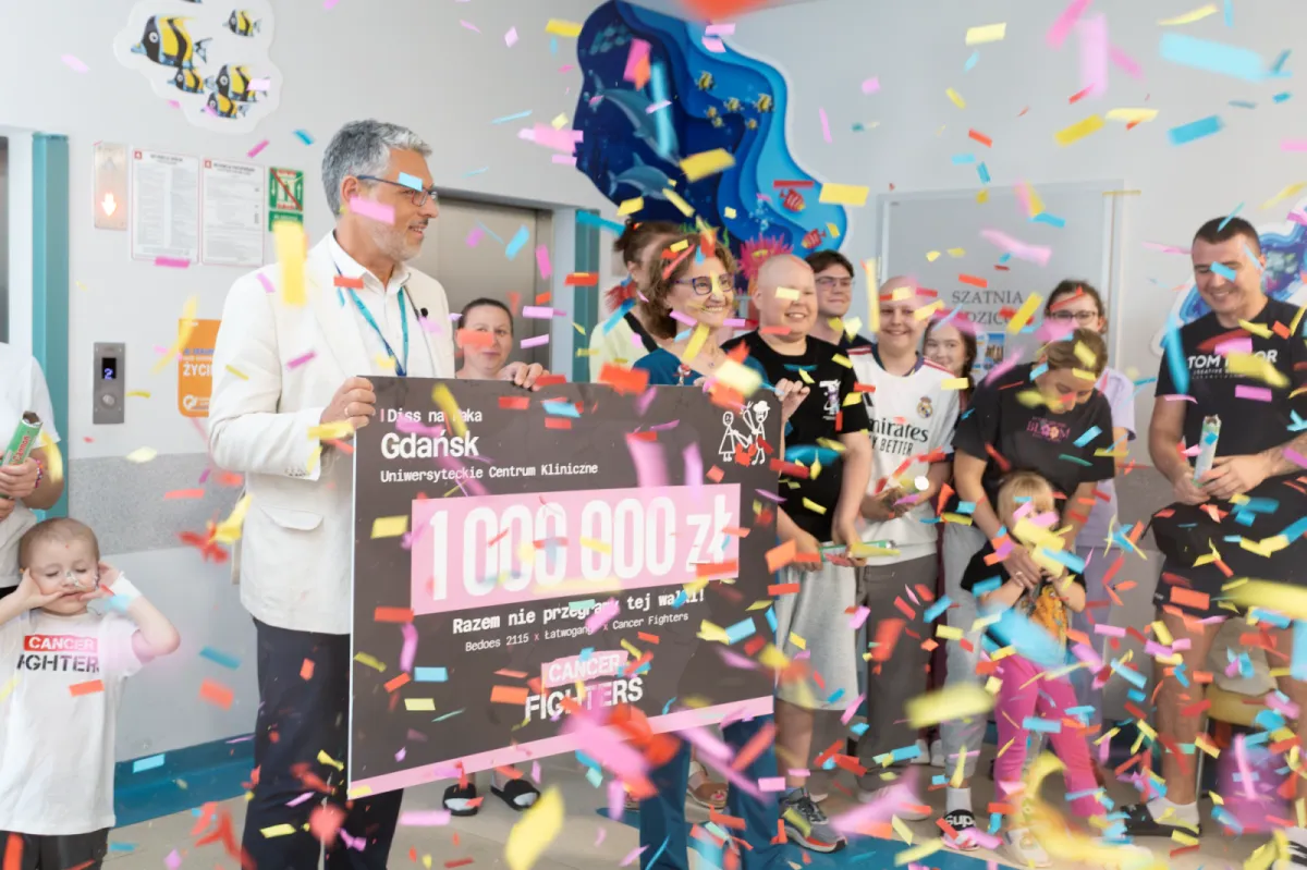 Milion zł dla gdańskiej kliniki od Fundacji Cancer Fighters
