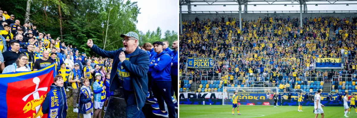 Kibice Arki Gdynia docenieni przez rywala. Tak zmienił się świat kibiców