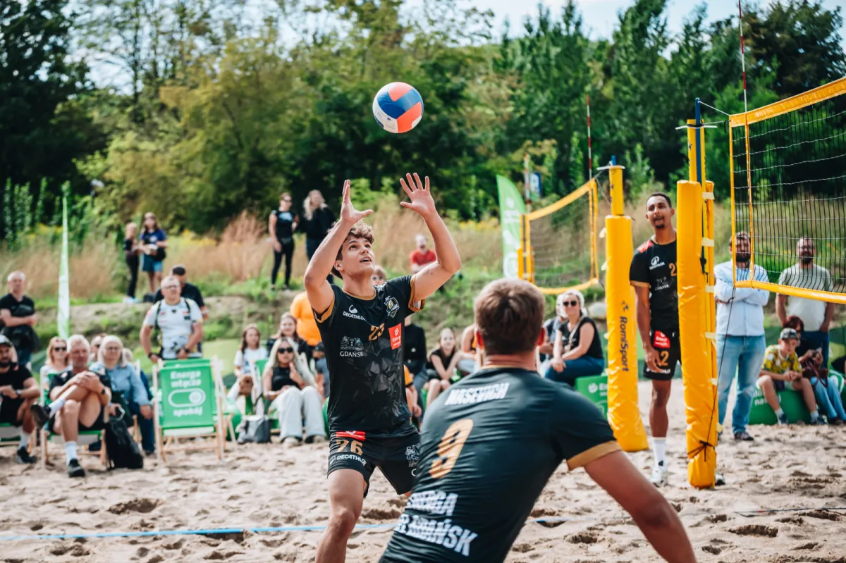 Energa Trefl Gdańsk zagrała w siatkówkę plażową i spotkała się z kibicami