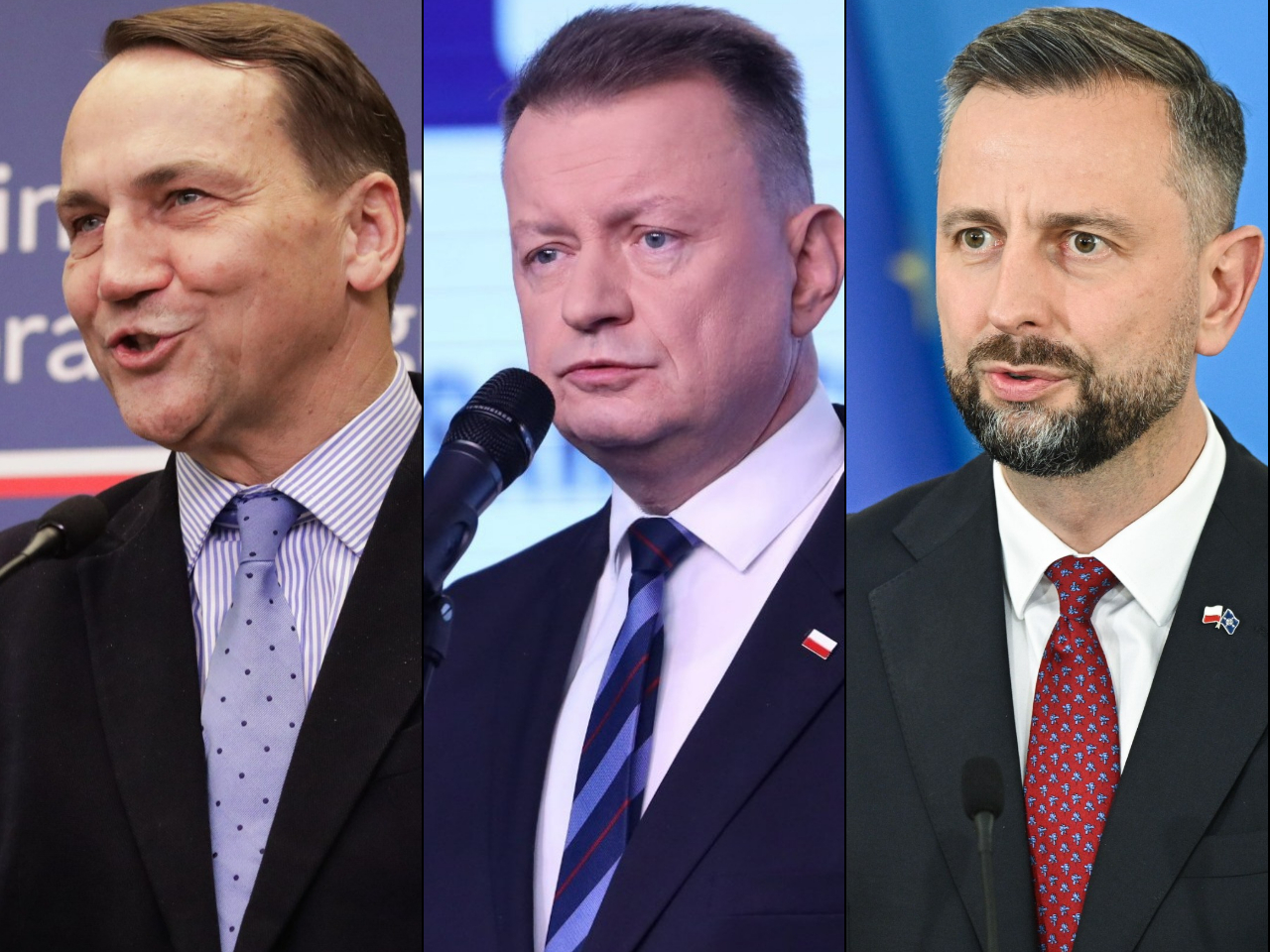 Radosław Sikorski, Mariusz Błaszczak i Władysław Kosiniak-Kamysz