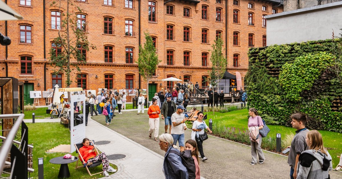 Piknik na otwarcie famuł przy Ogrodowej w Łodzi. Zrewitalizowane wnętrza zachwyciły Łodzian: ŁÓDŹ.PL