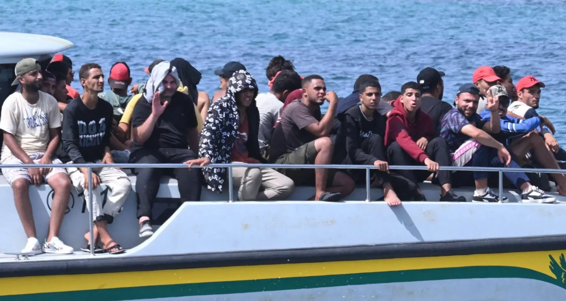 Imigranci u wybrzeży Lampedusy