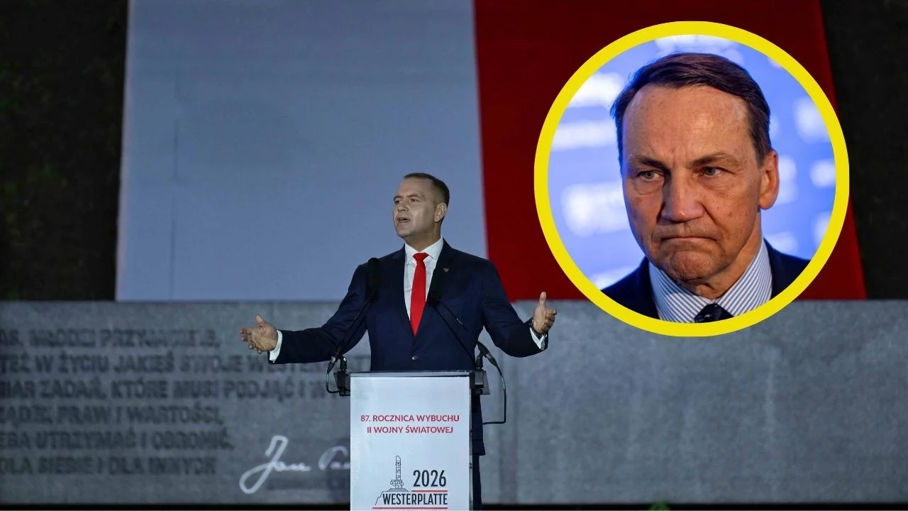 Karol Nawrocki i Radosław Sikorski