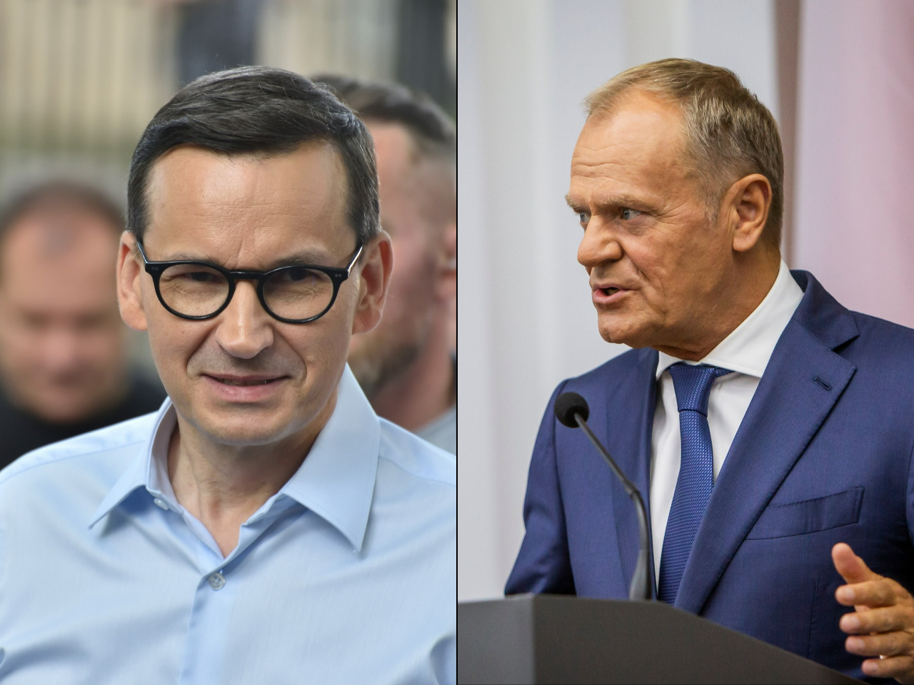 Mateusz Morawiecki i Donald Tusk