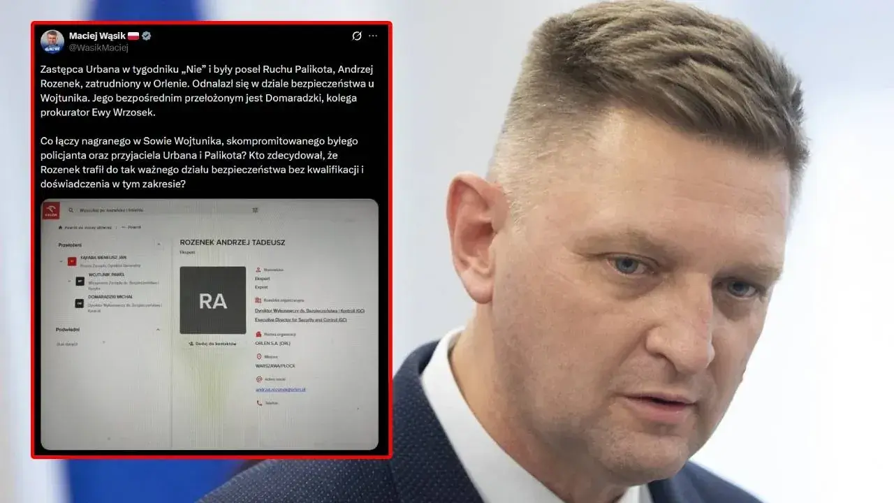 Zastępca Urbana ekspertem Orlenu? Mamy komentarz spółki