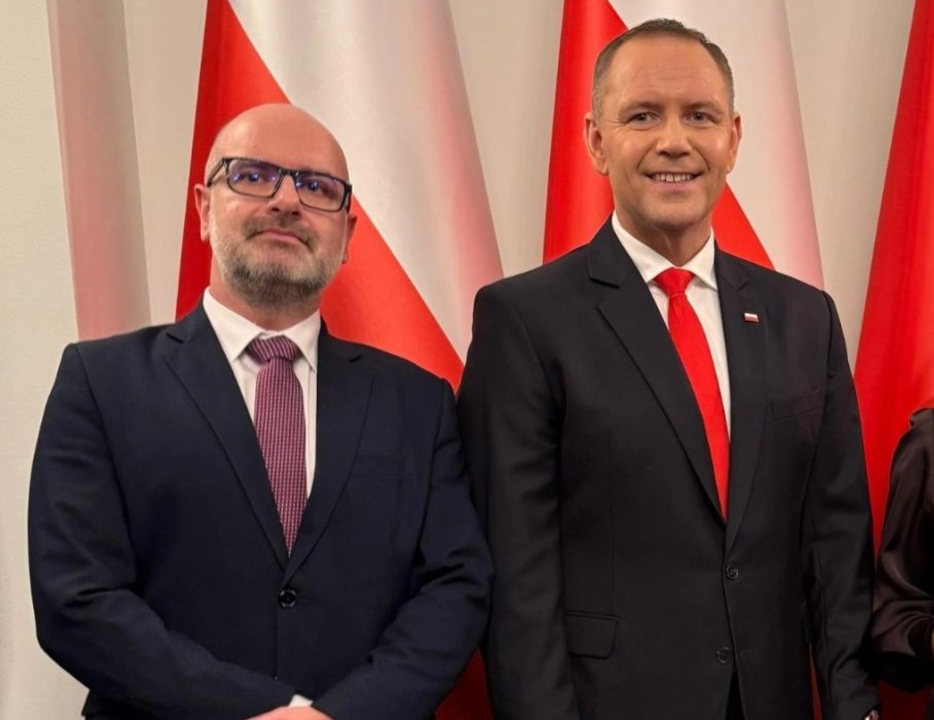 Artur Chodziński podczas spotkania z parą prezydencką, listopad 2025 r
