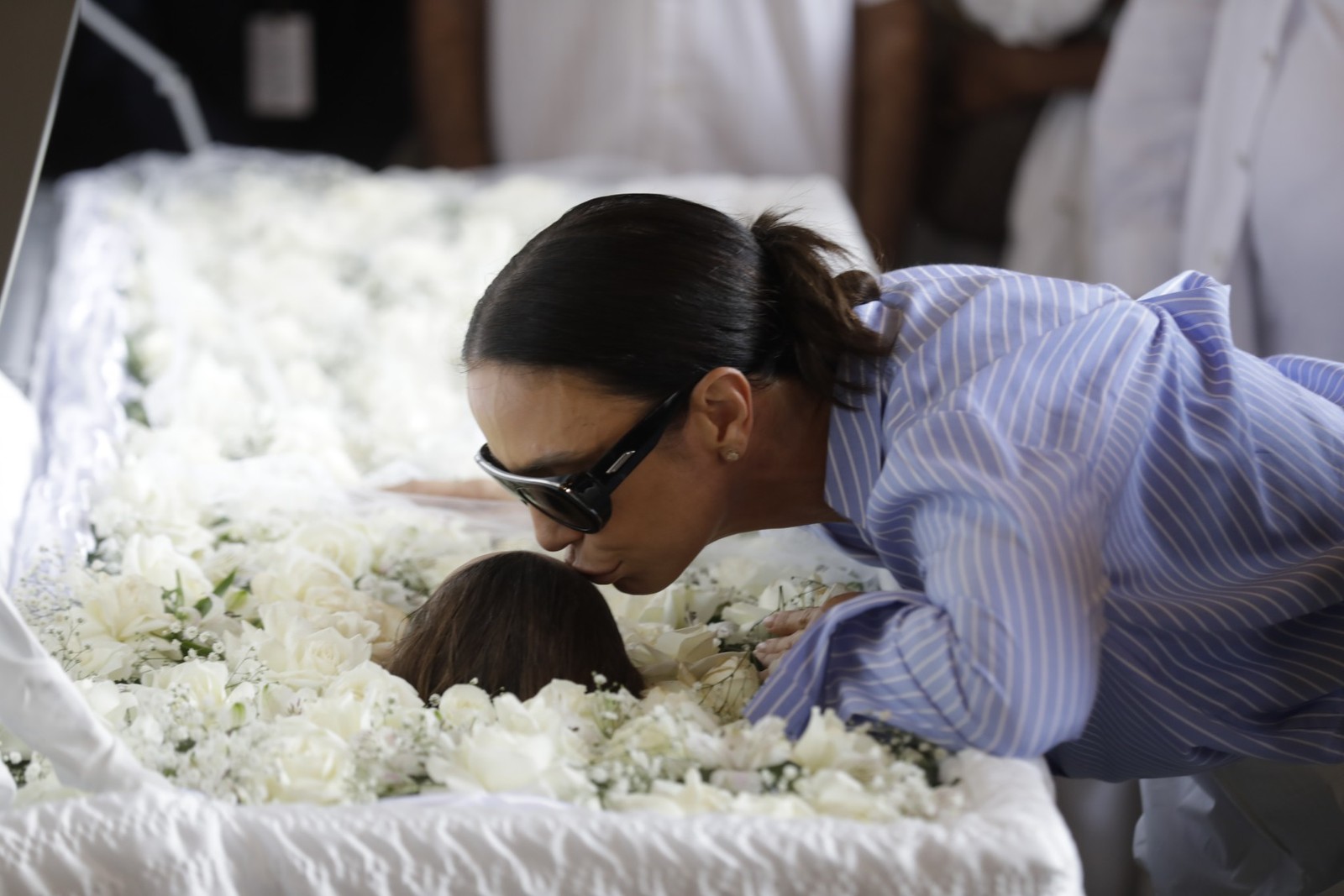 Ivete Sangalo no velório de Preta Gil, no Rio — Foto: Gabriel de Paiva / Agência O Globo