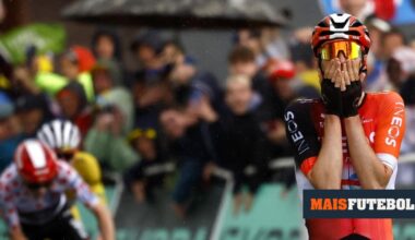 Tour: Arensman foge a Pogacar e Vingegaard e vence no adeus aos Alpes