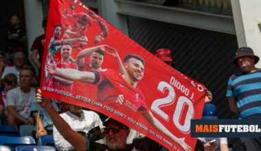 Da escultura ao emblema na camisola: Liverpool confirma homenagens a Diogo Jota