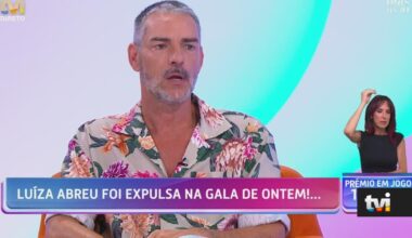 Cláudio Ramos: «A Luíza Abreu teve ontem, com o João Moura Caetano, o que a Luciana não teve» - TVI