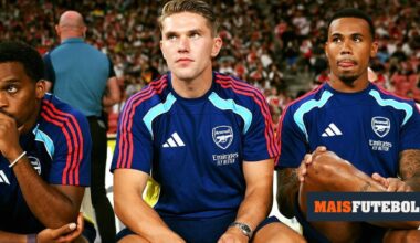 «Falas português ou não?»: Gyökeres recebido pelo plantel do Arsenal