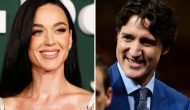 Katy Perry janta com Justin Trudeau no Canadá - 29/07/2025 - Celebridades