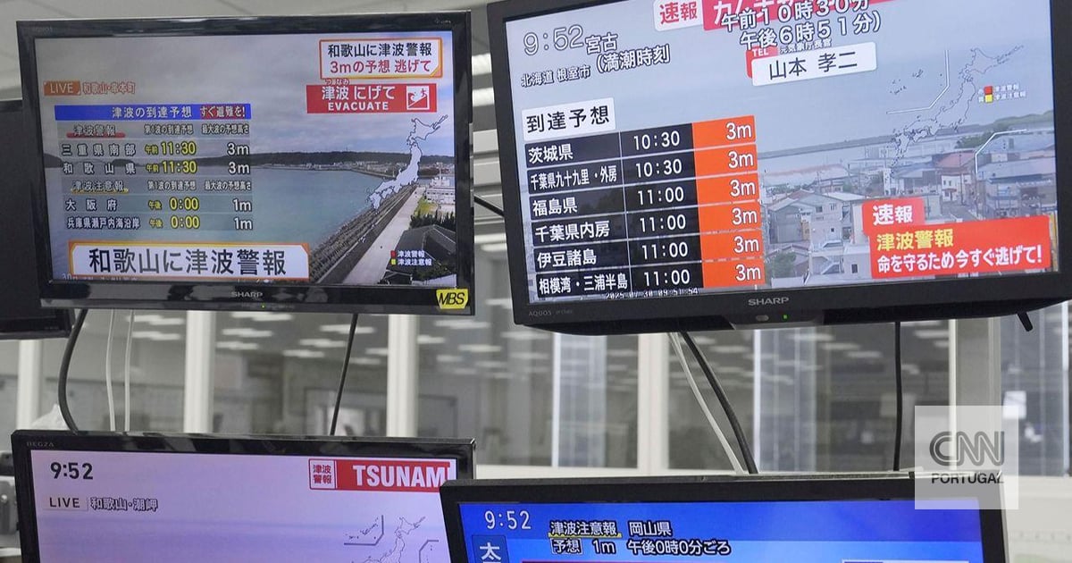 Japão e Rússia atingidos por violento tsunami. EUA e até Nova Zelândia em alerta