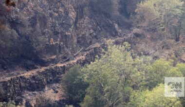 Passadiços do Paiva destruídos pelo incêndio de Arouca