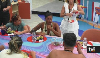 Viral nas redes sociais: Ana Duarte engasga-se com espinha no bacalhau feito por Catarina Miranda - Big Brother