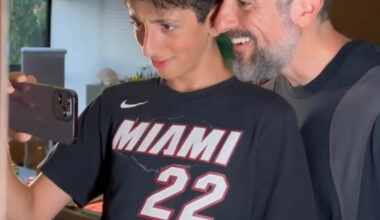 Marcos Mion recria foto antiga com filho e semelhança surpreende: 'Xerox' | Celebridades